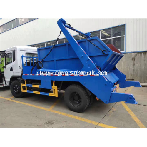 Cheap Swing arms garbage truck with box